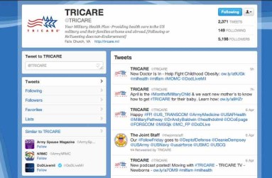 Launched and managed TRICARE's Twitter account.