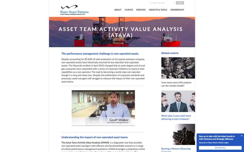 consulting client case study - they published our video